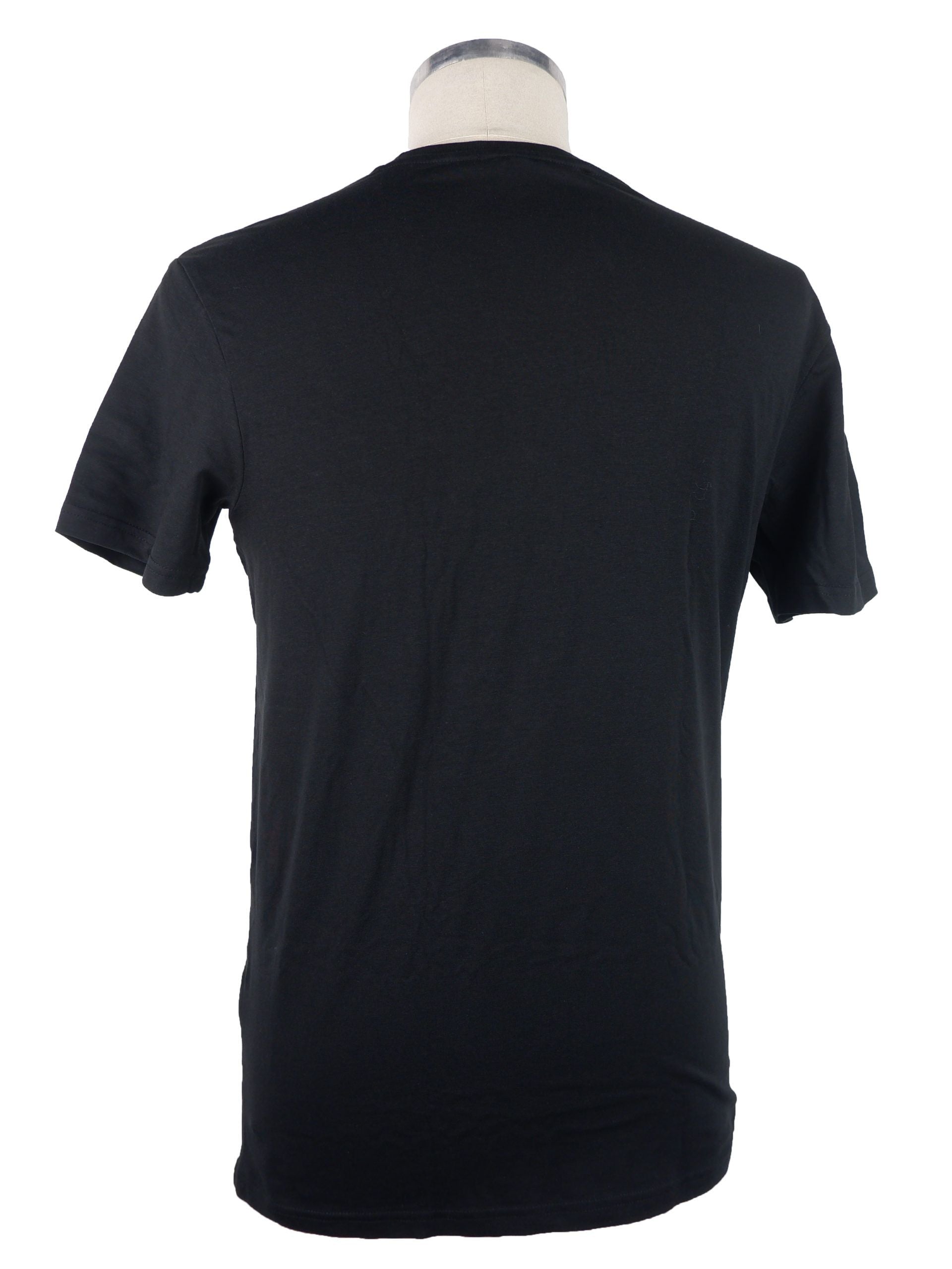 Black Brand Print T-Shirt