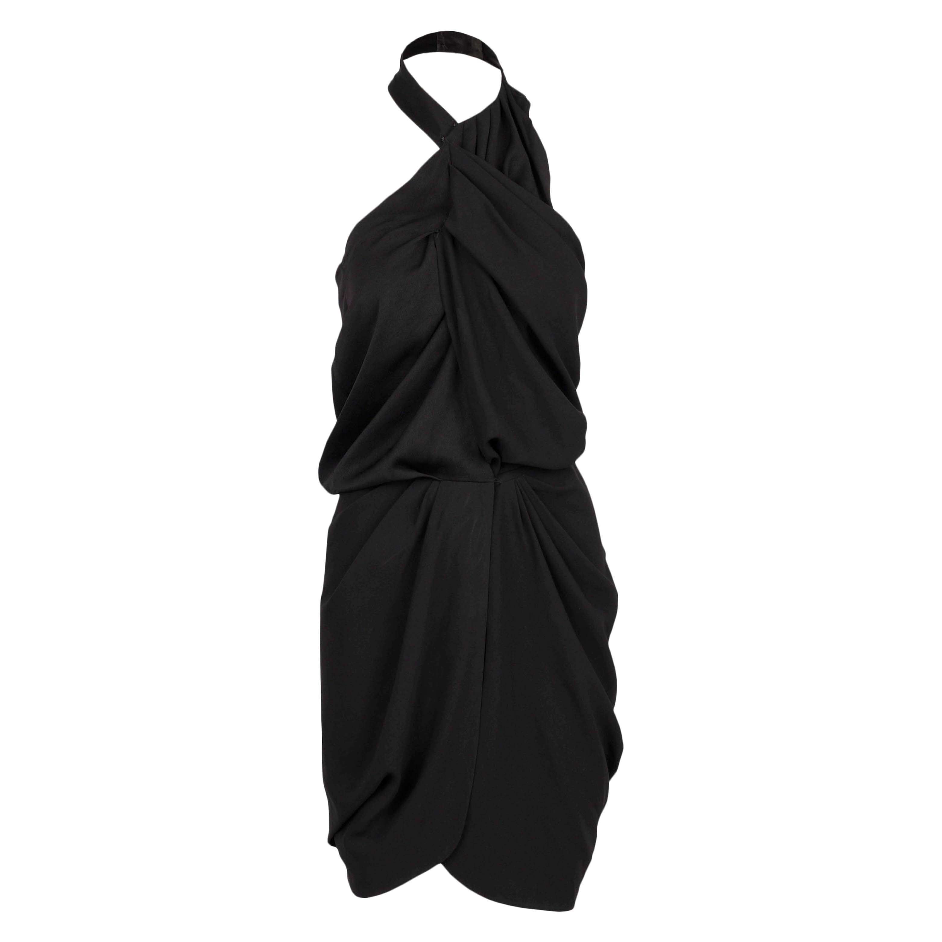 Balenciaga Women's Unique Black Backless Dress In Black (Size: IT36) | eBay