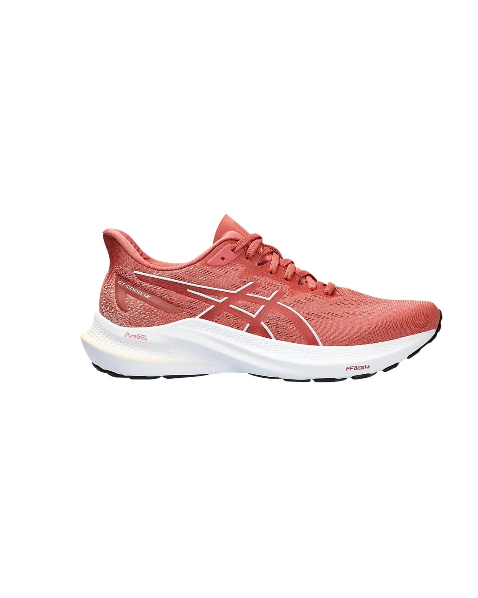 Pre-owned Asics Lightweight Stability Running Shoes With Cushioning And Support - Light In Light Garnet Brisket Red