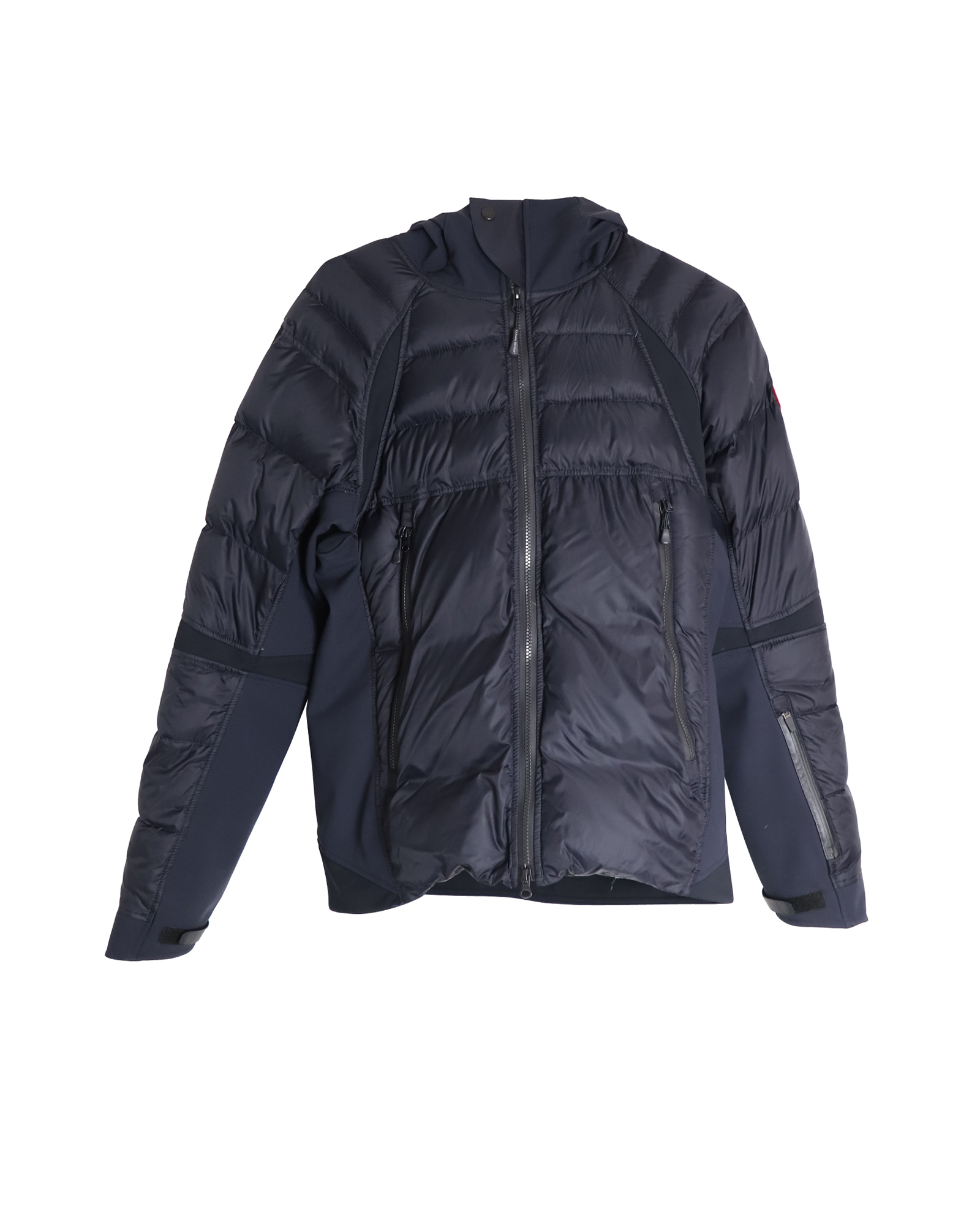 Quilted Black Nylon Jacket