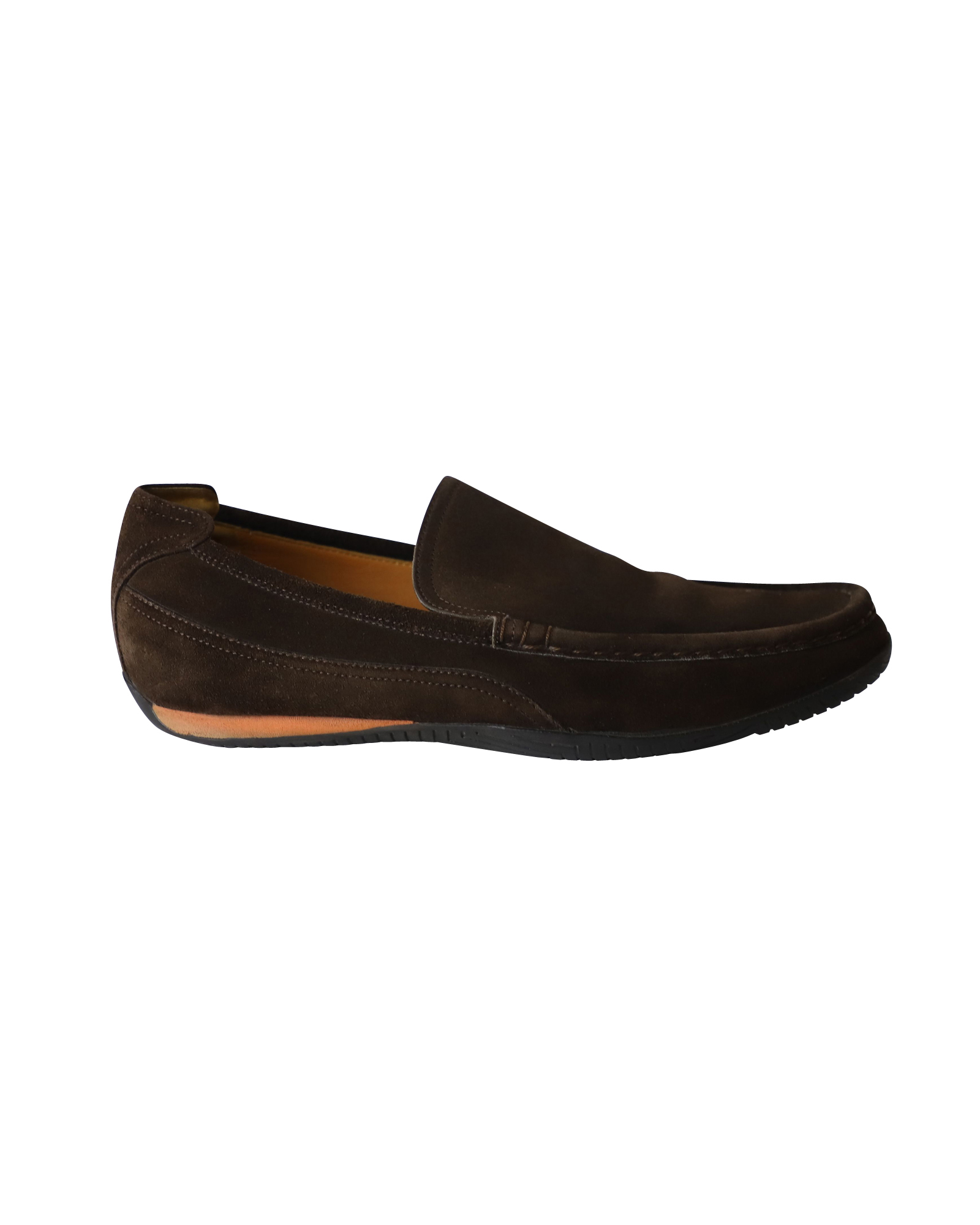 Brown Suede Classic Loafers