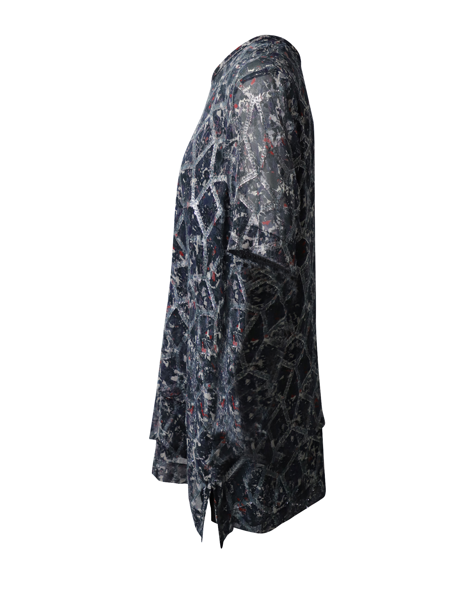 Sparkling Silk Tunic Dress
